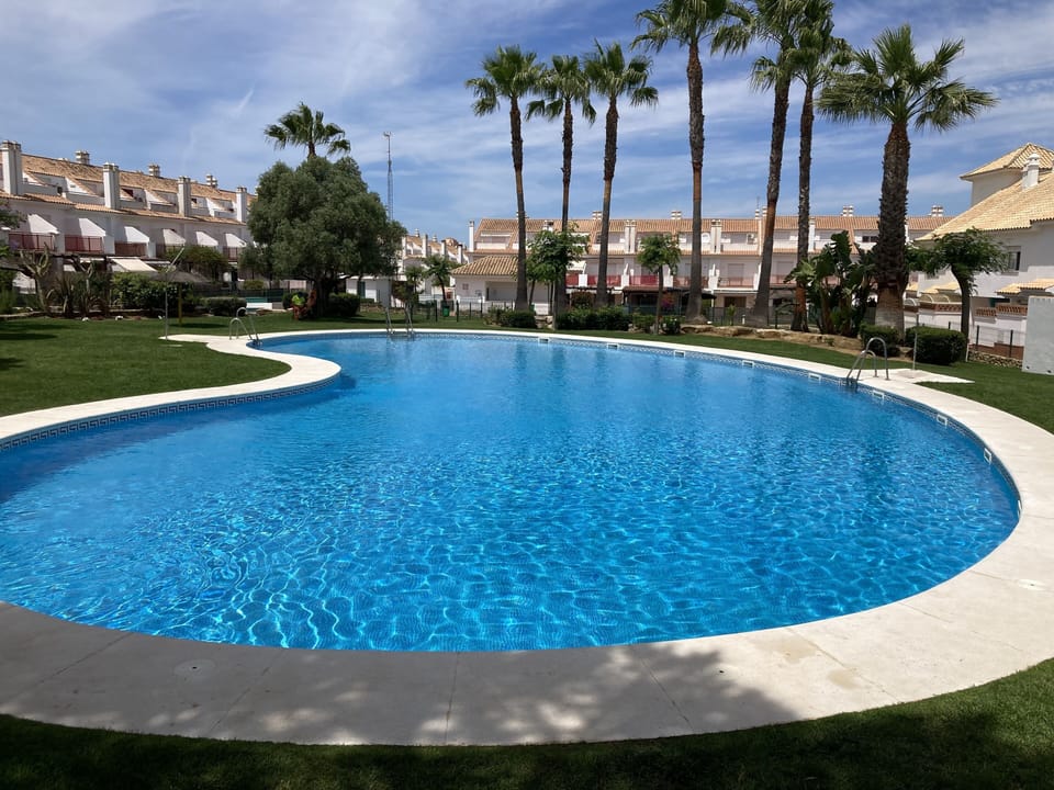 Communal pool (June to mid Sept) & gardens. Note opening times with lifeguard
