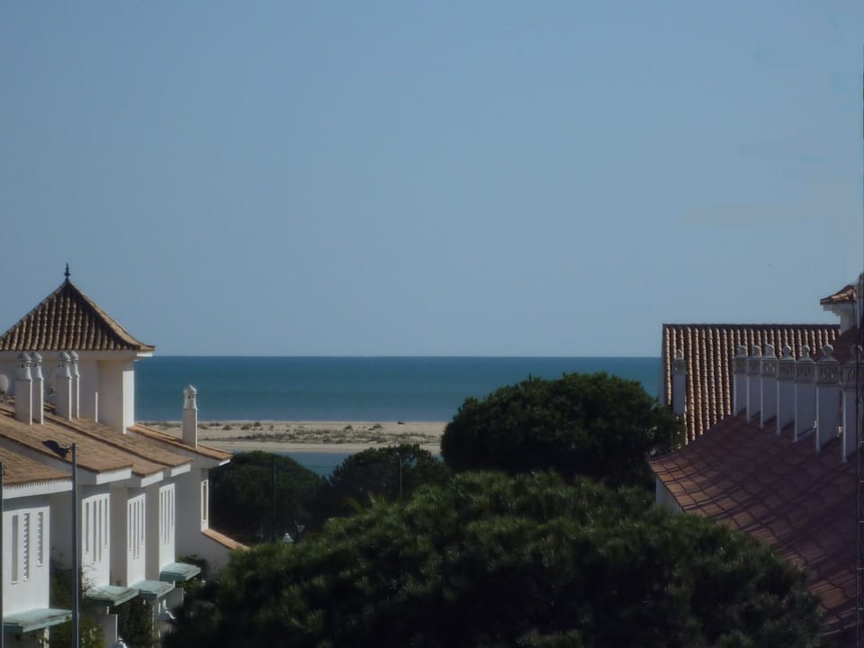 View from terrace of top floor attic bedroom