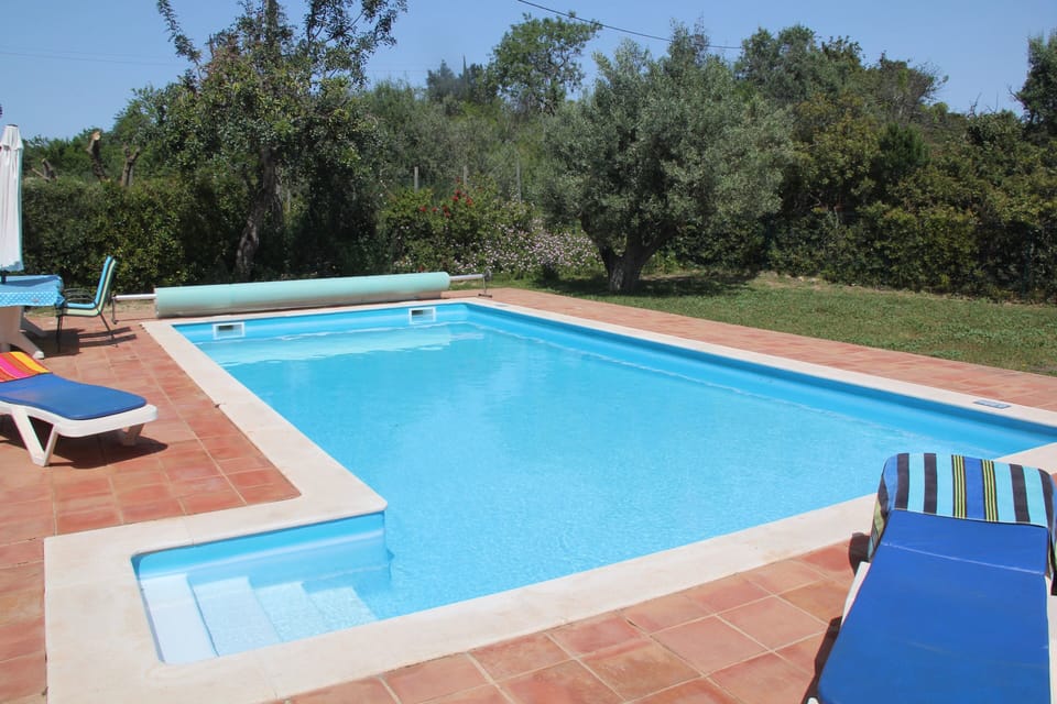 A view of the pool
