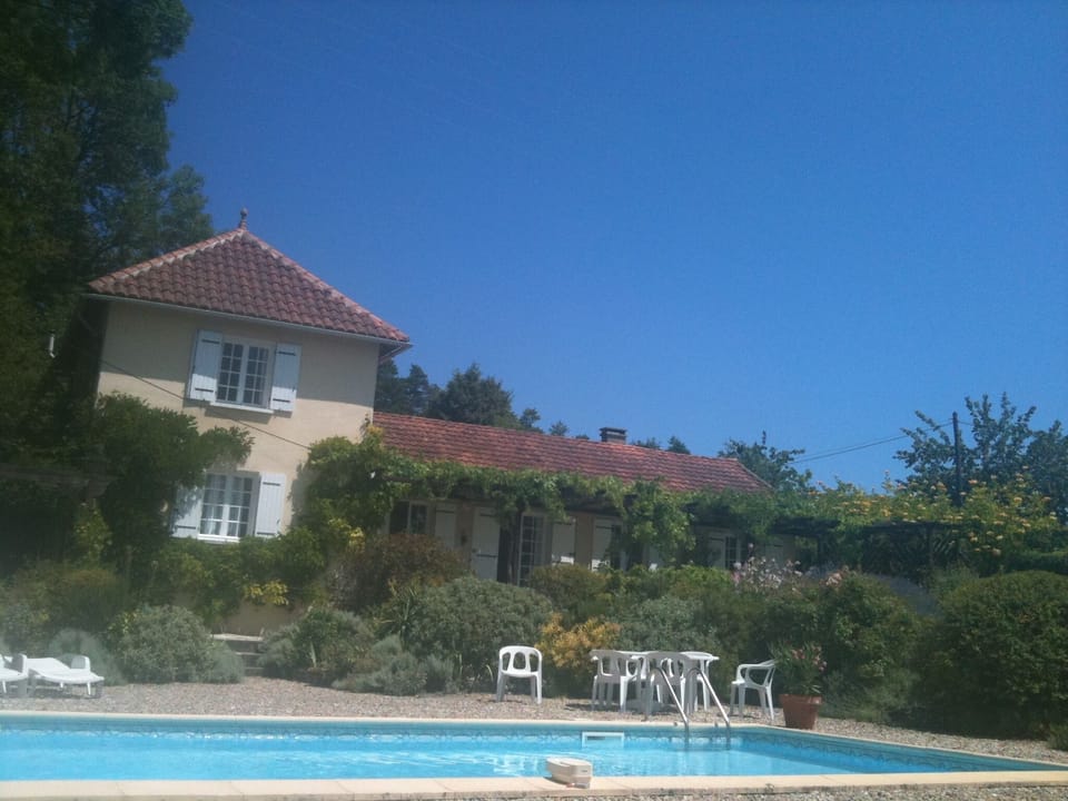 The house and pool, Margnac