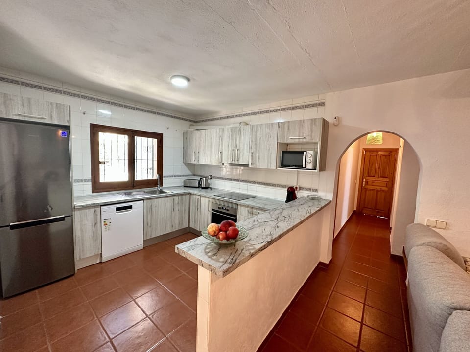 Just a few steps from the large dining area is your spacious kitchen.