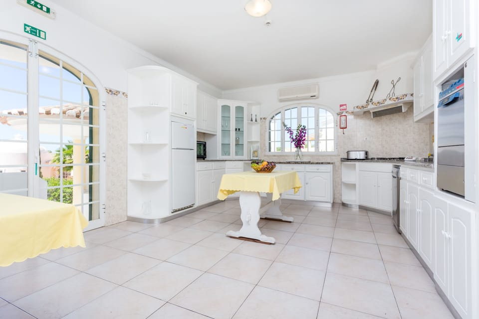 Kitchen leading to BBQ area
