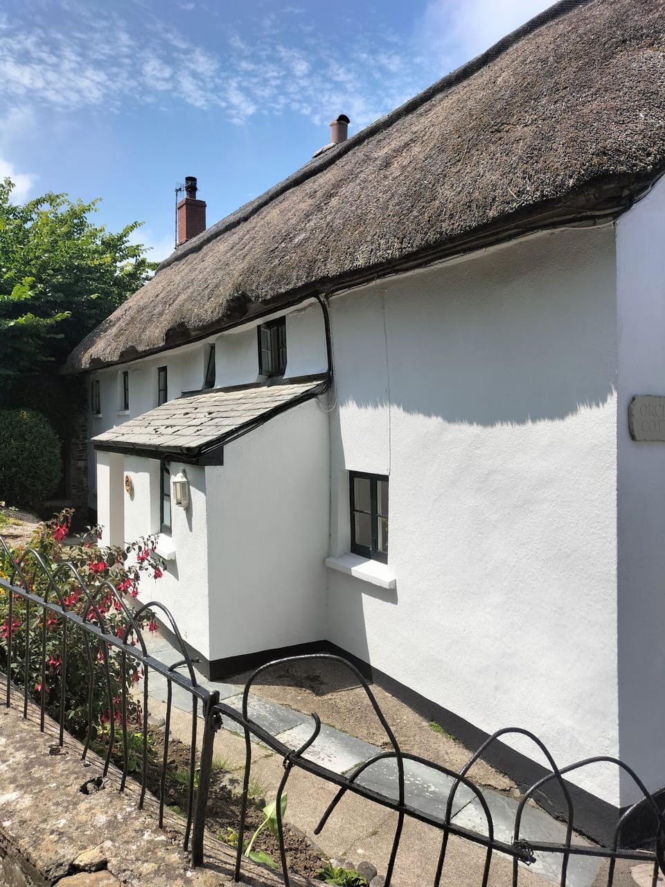 Front of the cottage