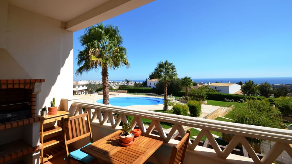 small terrace with barbecue