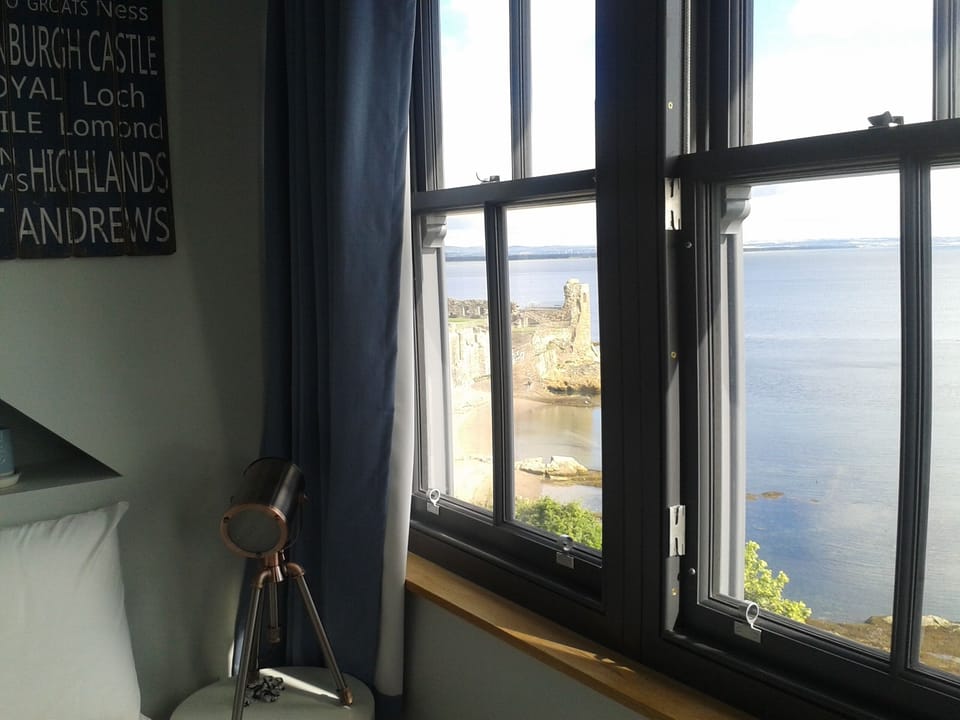 View of the castle from your bed!