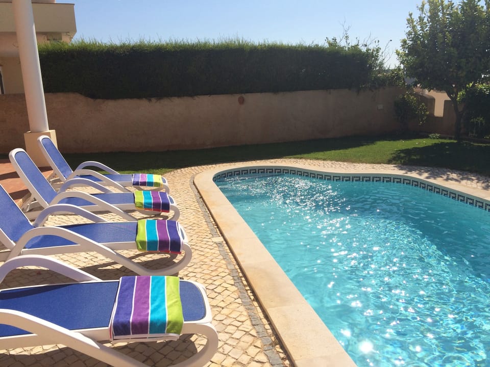 pool and new sunbeds