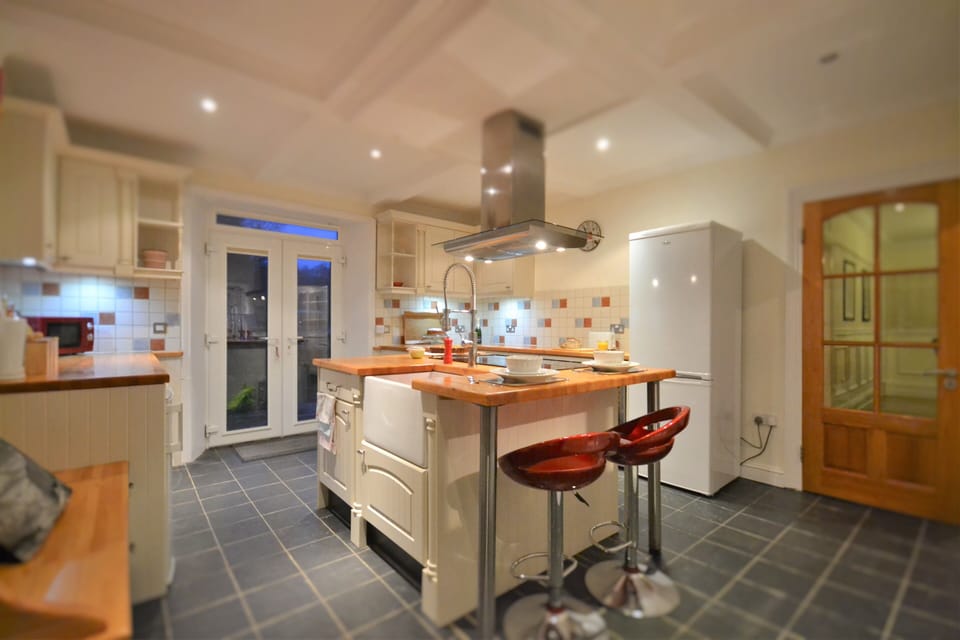 Heart of the Cottage. 
Fully equipped kitchen with all you need for dining.