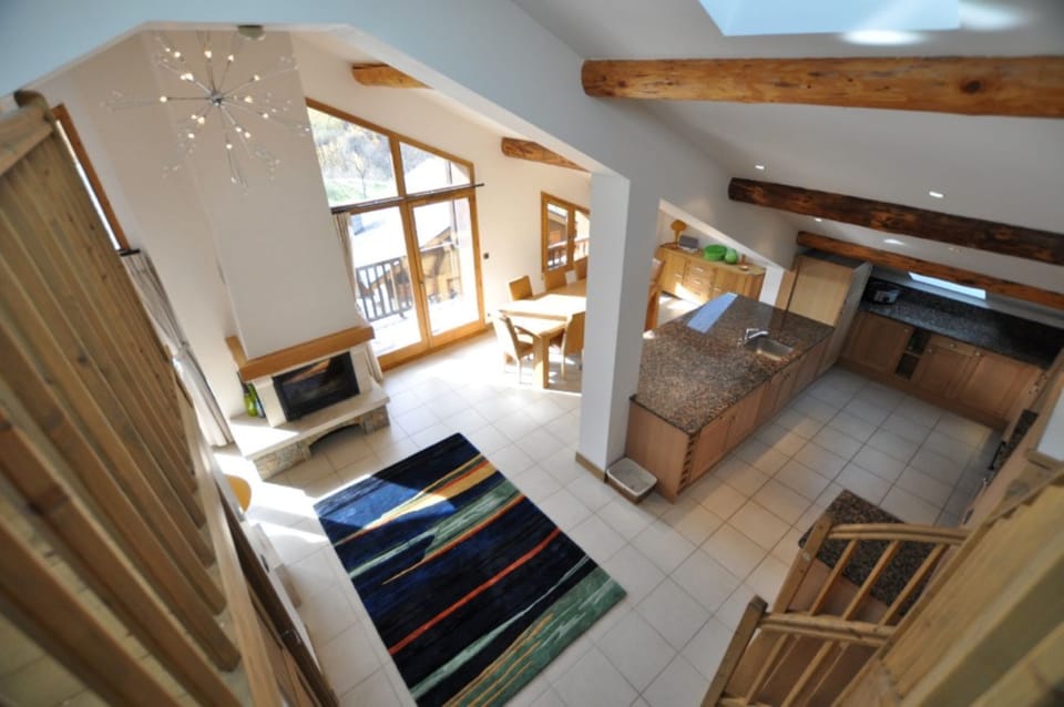 High ceiling penthouse