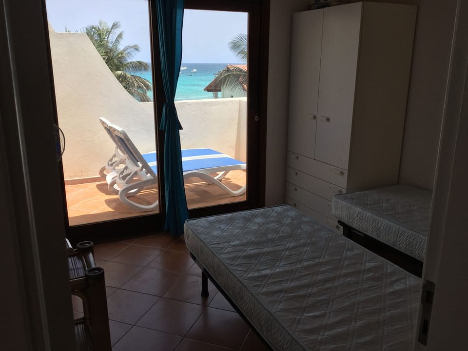 New view from the two single bedroom
