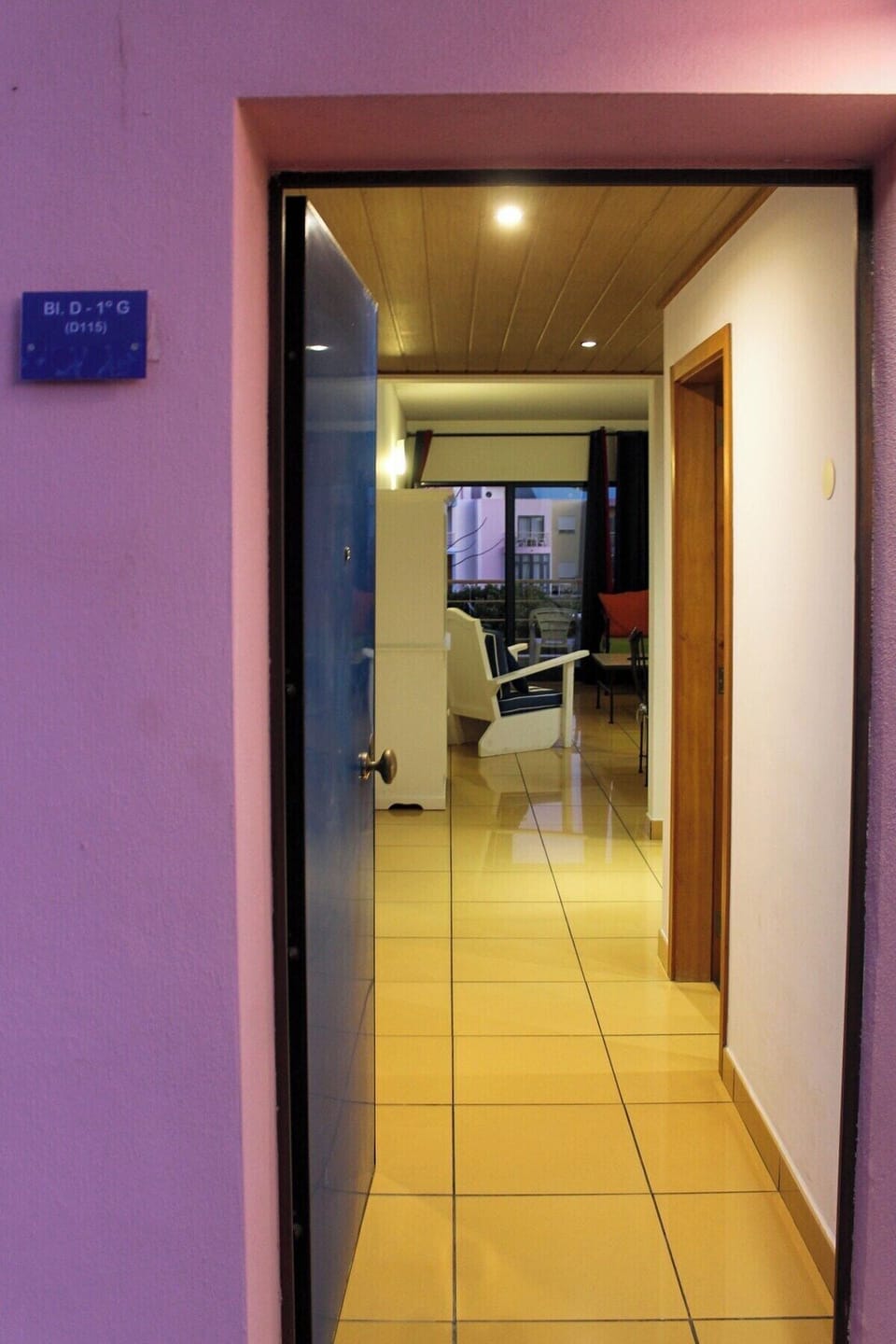 Entrance to the 1-bedr. D115