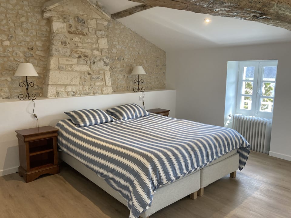 Master bedroom with ensuite bathroom