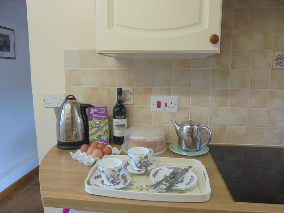 Welcome cake & free range eggs etc