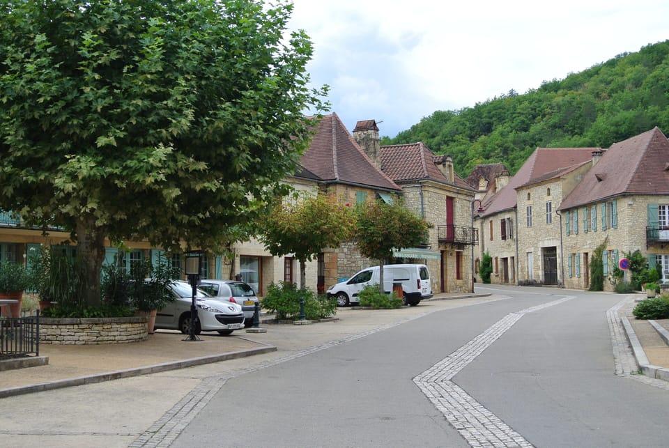 The centre of the village