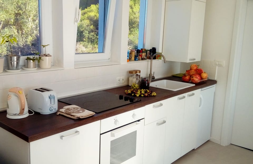 In October you can pick olives and granat apple from the garden :)