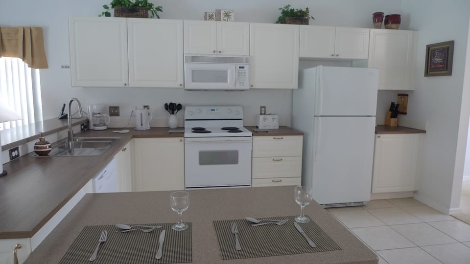 View of the kitchen
