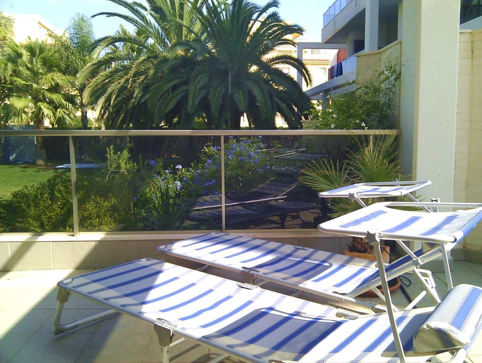 Sunbathing on the Terrace next our Garden