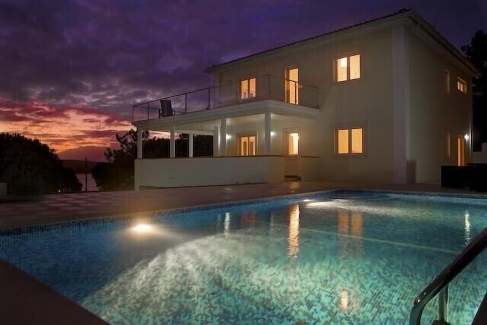 Villa at night
