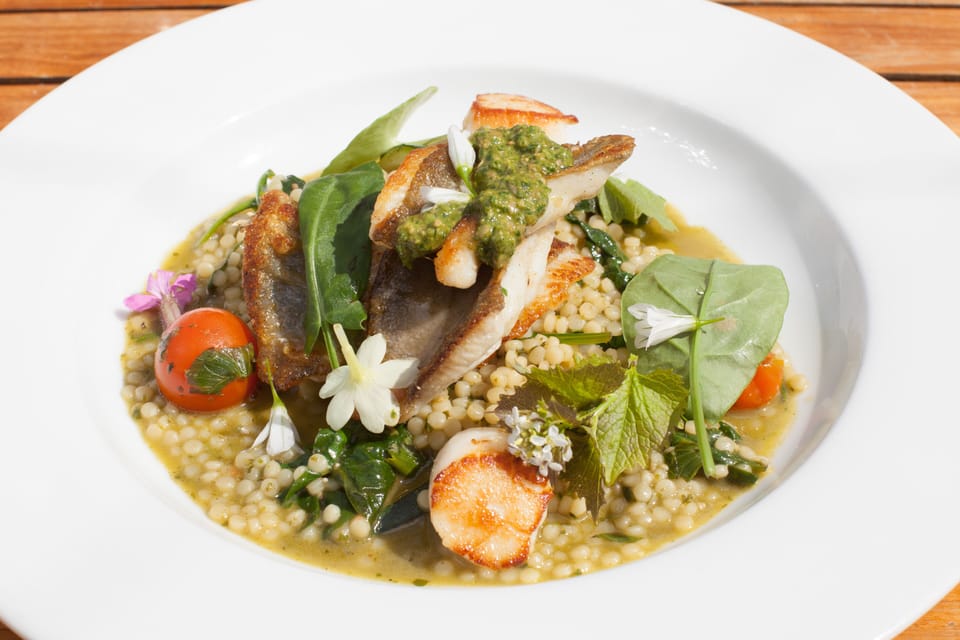 A meal at Porthminster Cafe - for delicious food overlooking the beach!