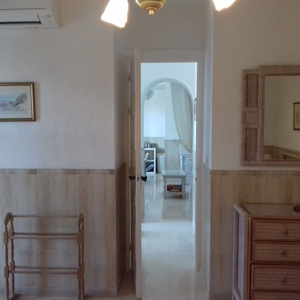 View through from the bedroom to the sitting room in the small casita.