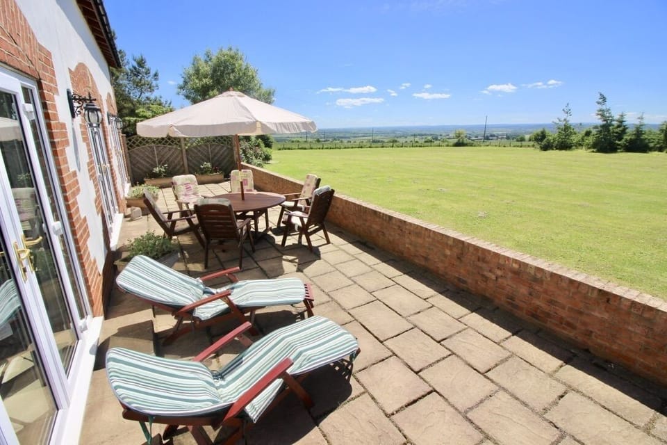 Private large patio