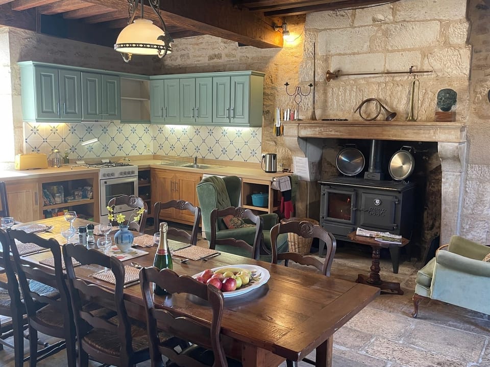 characterful kitchen for dining