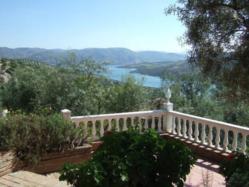 View of the lake from the terrace
