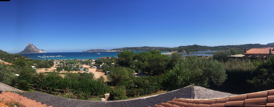 view from the upstairs terrace
