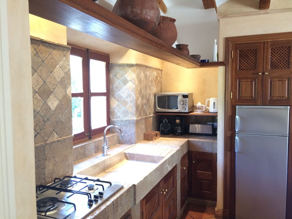 Mallorcan style kitchen.