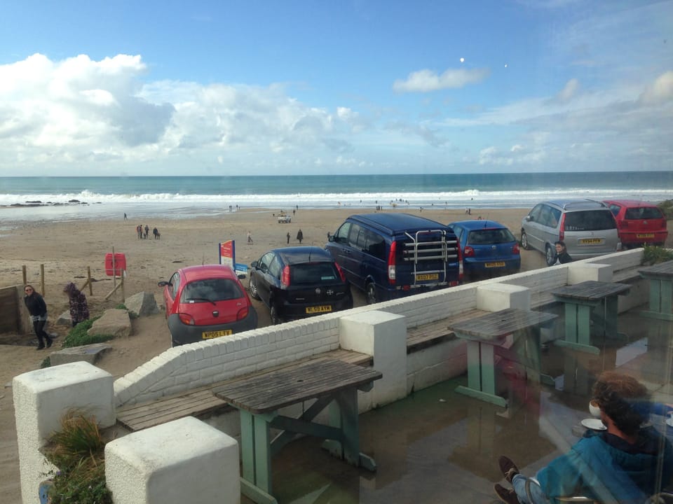 View from the Blue Bar!