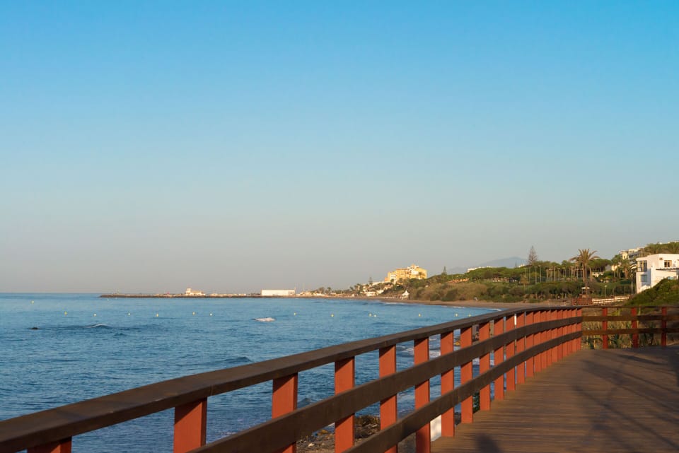 6km pathway along the beach - just in front of the apartment