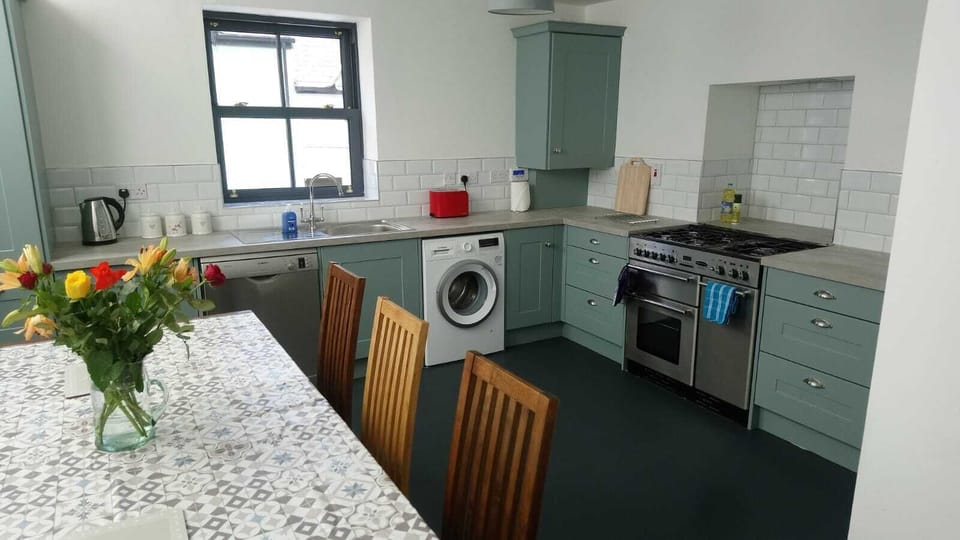 Enjoy the very large kitchen to cook a great meal on the Range Cooker