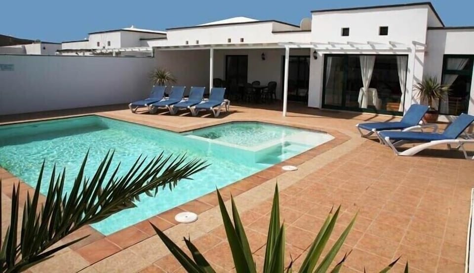 Villa and pool