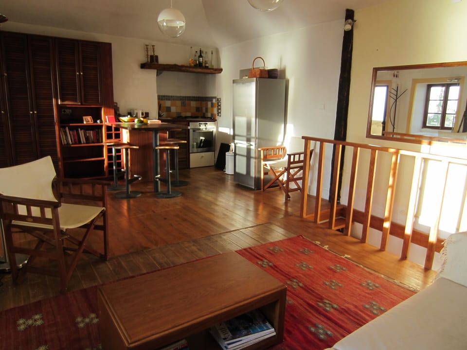 Kitchen in far corner