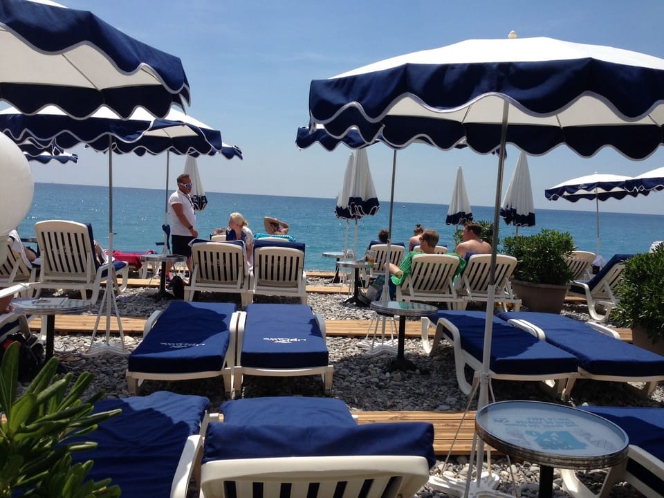 Lido Plage- Our local beach club.  Two minutes from the apartment.