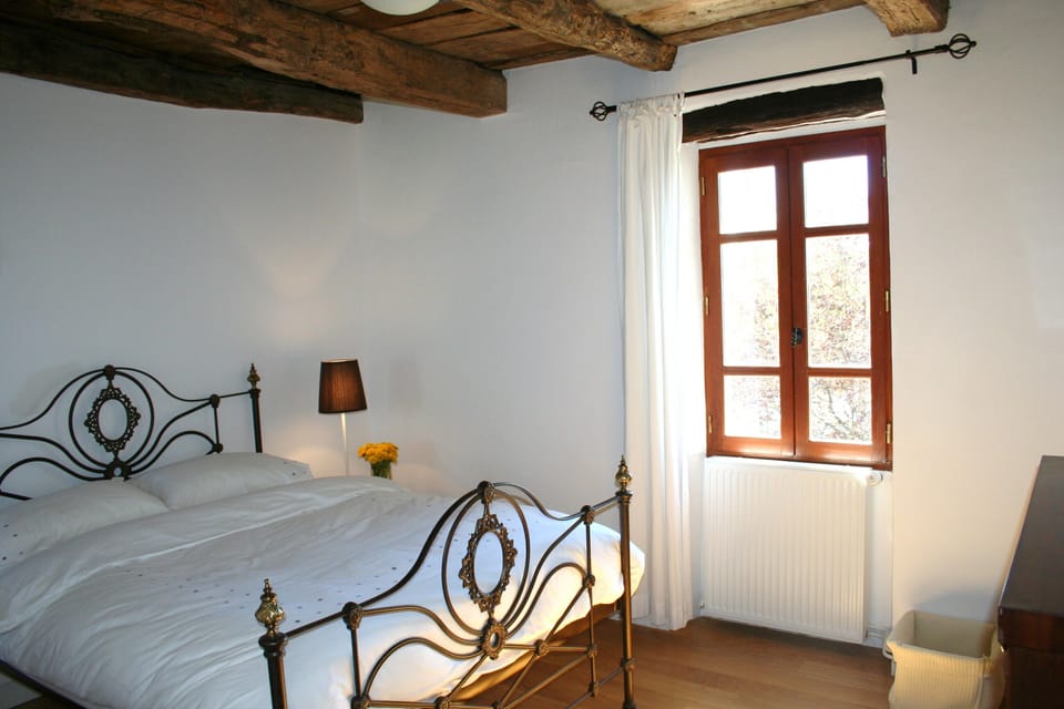 all beds are wrought iron and very comfortable and well supported mattresses