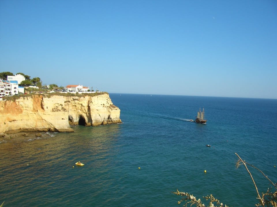 Carvoeiro coast - Church on top of the cliff