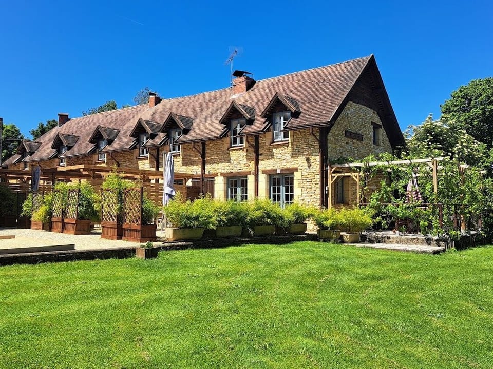 The gites seen from the garden.