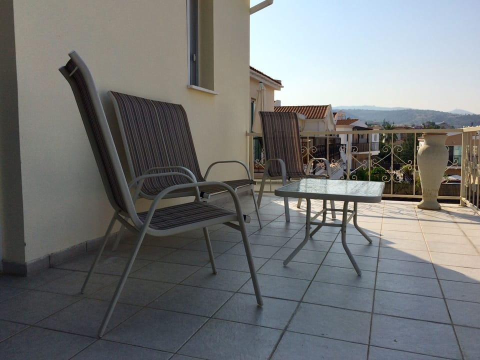 Large balcony