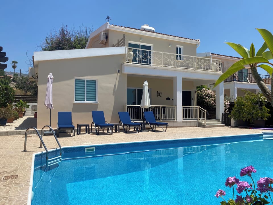 Villa Katerina with its large pool