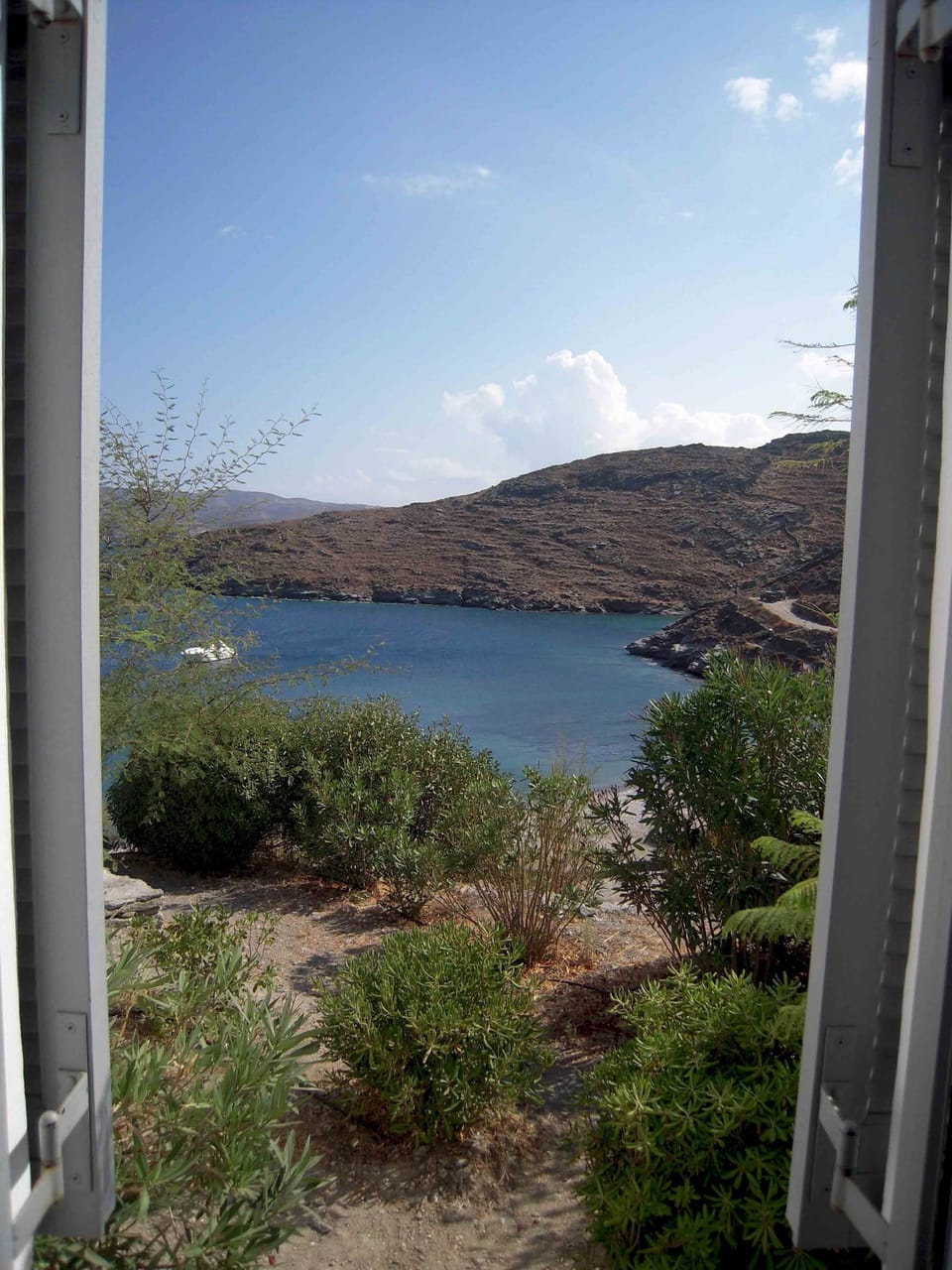 View from the bedroom window