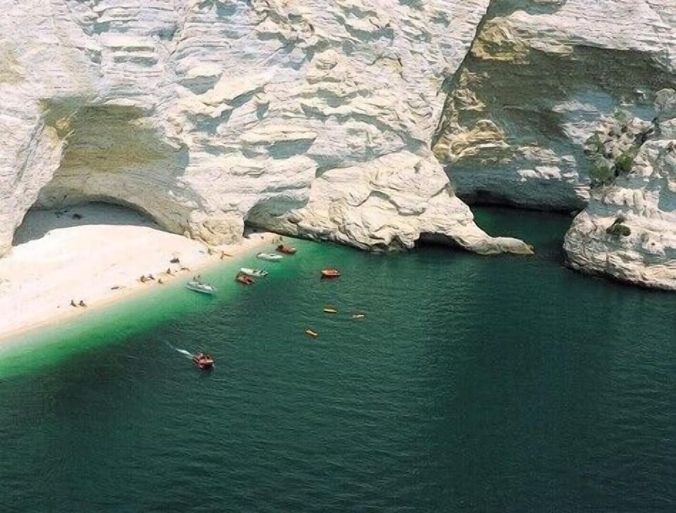 The beautiful cliffs of Mattinata coast