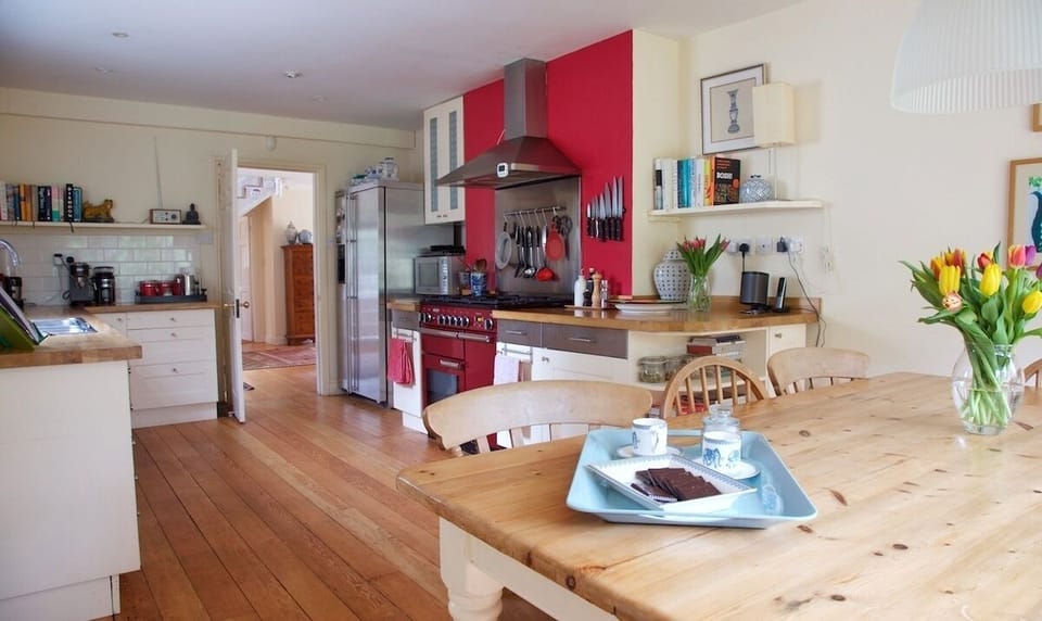 Well-equipped family kitchen