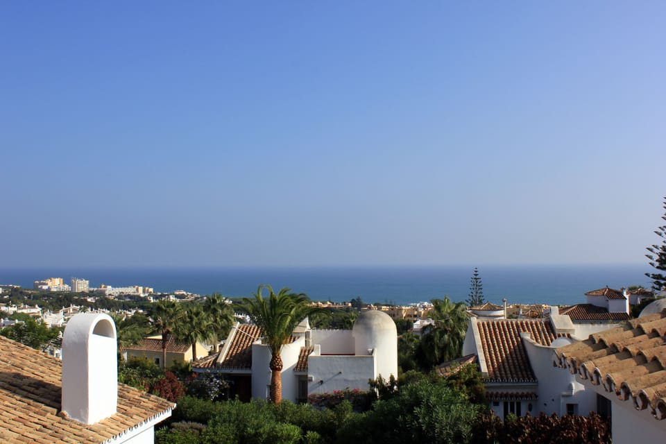 Ocean view from the private roof terrace
