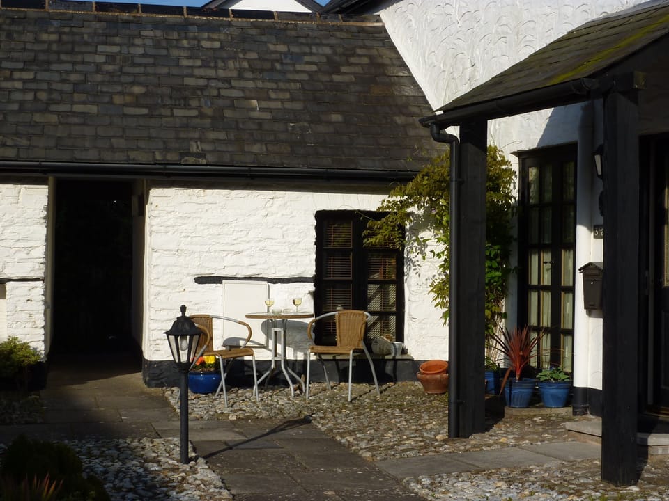 Relaxing retreat(maybe with a nice glass of wine?)