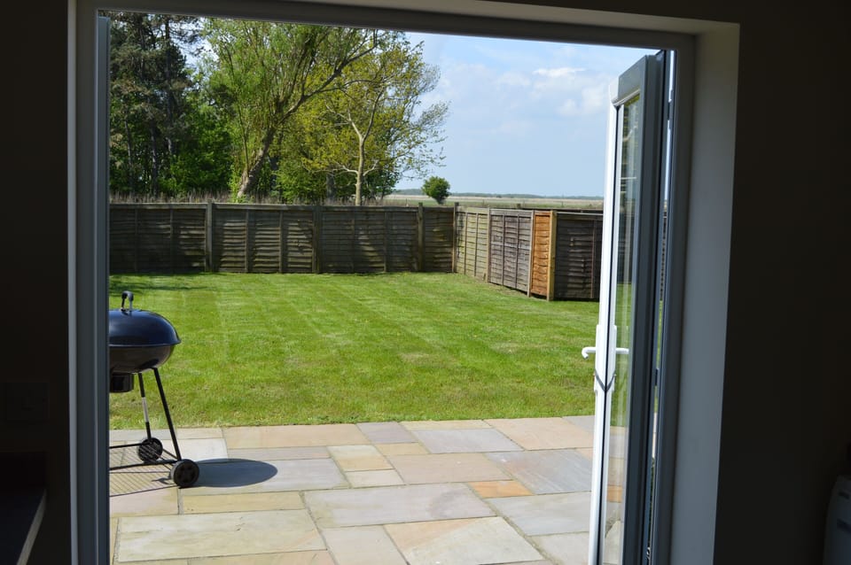 View from kitchen - wonderful garden - great bird watching too.