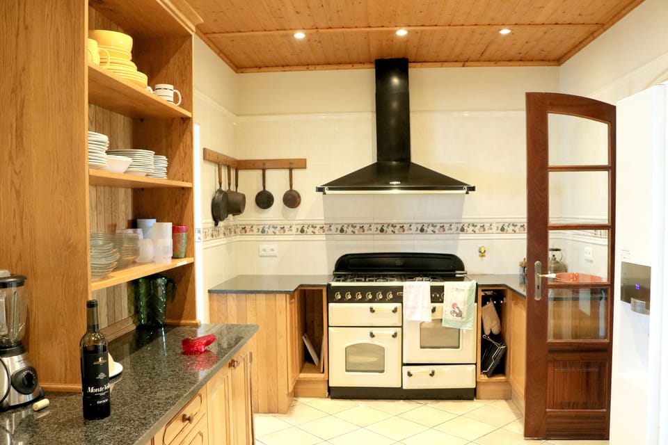 Kitchen with range cooker
