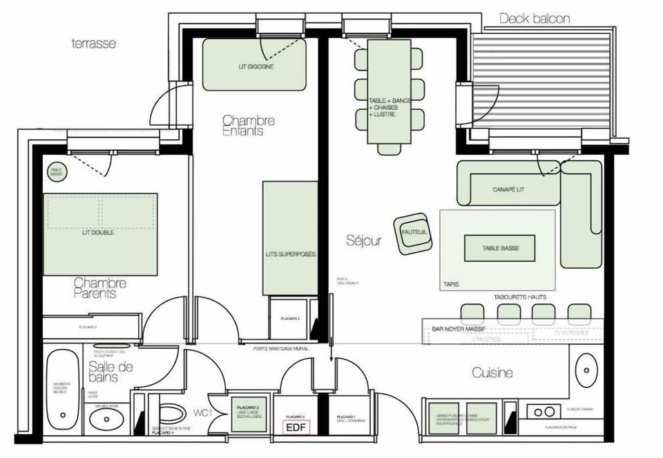 Flat layout