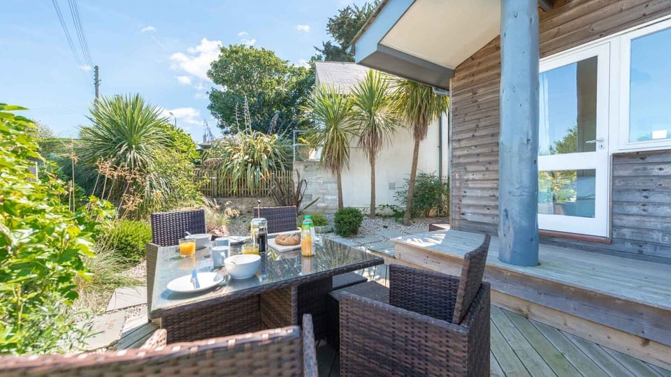 Outside dining area