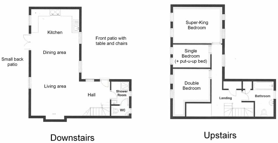 Lime Cottage layout