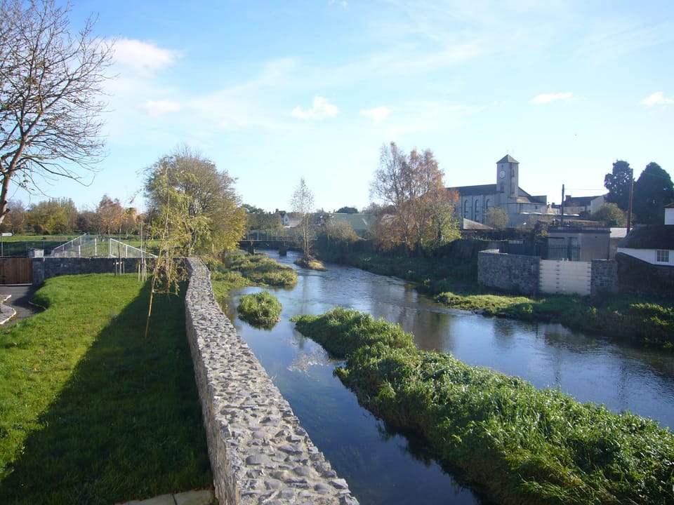 Garden adjacent to river!